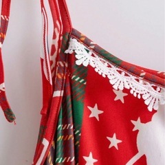 クリスマスオーバーオール　伸びる　ゆったり2XLの画像