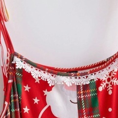 クリスマスオーバーオール　伸びる　ゆったり2XLの画像