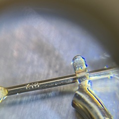 K18  フープピアス 15mm×2 プレゼントに🙏🏾刻印あり 本物の画像