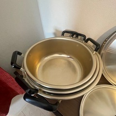 アルミ鍋3個セットの画像
