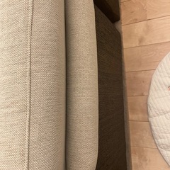 組み替え自由◎ ファブリックソファセット（背もたれ取り外し可／クッション付き）の画像