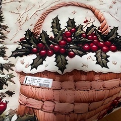 (新品未使用)4枚セットクリスマス・冬デザインのクッションカバー の画像