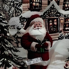 (新品未使用)4枚セットクリスマス・冬デザインのクッションカバー の画像