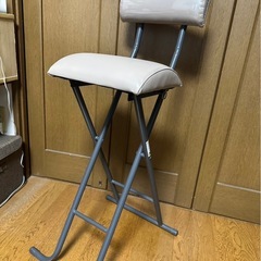 NITORI ハイチェア 椅子 モカの画像