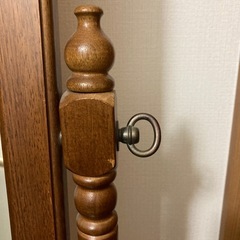 鏡　姿見　ミラー　全身鏡　カントリー調　レトロ　アンティーク　木製の画像