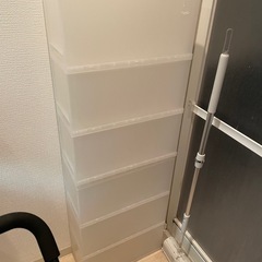 衣装ケース　縦長　コンパクト　3点セットの画像