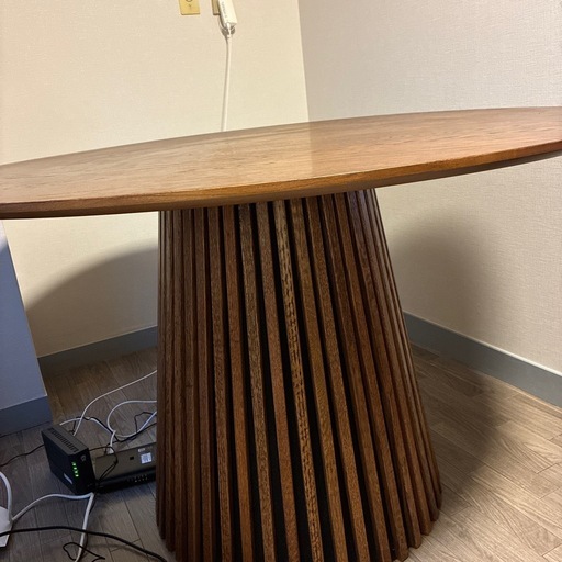 NOCE 木製円形ダイニングテーブル