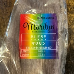 新品 シールエクステ シルバーアッシュ 52cmの画像