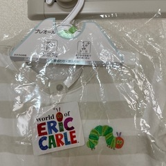 【新品】定価3,000円程　はらぺこあおむし　ロンパース　プレオールの画像