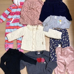 子ども服 80 17点　冬服　夏服の画像