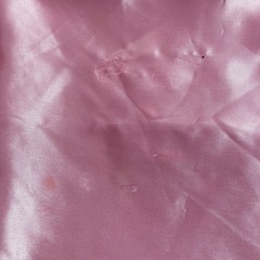 ハギレ　サテン　布　テーブルクロス　クロス　ピンク　②　の画像