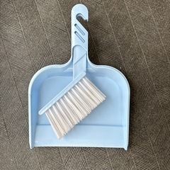 早い者勝ち！伸縮式ブラシ&ほうき&ちりとり(小ブラシ付)セットの画像