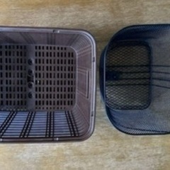 新品 自転車　前カゴ　OGK後カゴ　 2こセットの画像