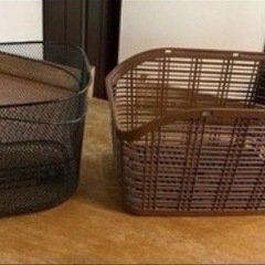 新品 自転車　前カゴ　OGK後カゴ　 2こセットの画像