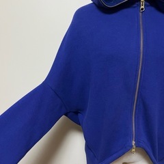 HARE ハレ　裏起毛パーカー　ドルマン　ゆるだぼ　ダブルジップアップ　フリーの画像