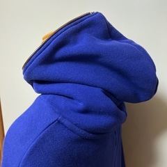 HARE ハレ　裏起毛パーカー　ドルマン　ゆるだぼ　ダブルジップアップ　フリーの画像