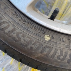 サマータイヤ2025年購入　ホイール付き　４本セットの画像