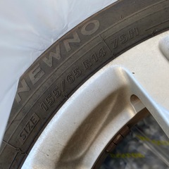 サマータイヤ2025年購入　ホイール付き　４本セットの画像