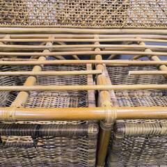 ★★　藤細工（ラタン）のソファー　★★の画像