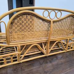 ★★　藤細工（ラタン）のソファー　★★の画像