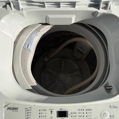 Haier 洗濯機 JW-K42M 4.2kg　19年製の画像