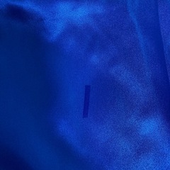 ハギレ　サテン　布　テーブルクロス　クロス　ブルー　④の画像