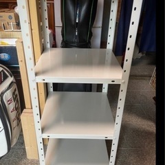 神戸西　4段スチールラック　正方形　 の画像
