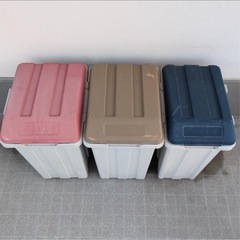 【本日明日限定】ゴミ箱（33L✖︎2個、27L✖️1個）の画像