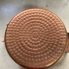 お話し中　銅鍋　蓋なしの画像