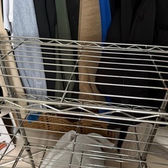 キャスター付きスチールラックの画像