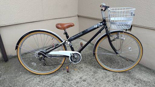 自転車売ります。　2020年12月購入　ブラック　（ウミガメ）人気自転車！！！