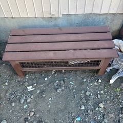 ベンチけん物入れの画像