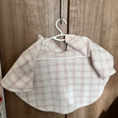 フリーサイズ　70 80　コンサイズム　マント　ピンク　コート　ポンチョ　リバーシブルの画像