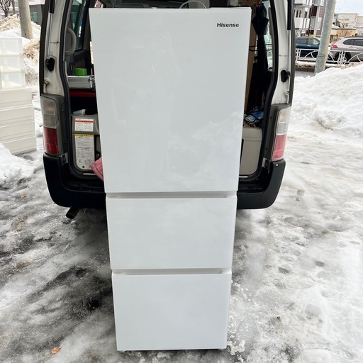 Hisense ハイセンス 2022年製 283L 3ドア 冷凍冷蔵庫 HR-GC28E2W