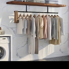 【新品未使用】ハンガーラックの画像