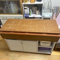 折りたたみダイニングテーブルの画像