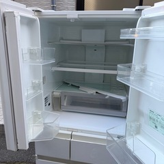Panasonic 冷蔵庫 2019年製 6ドア NR-SPF454X-W パナソニックの画像