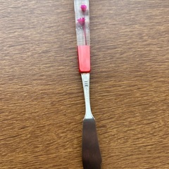 ミニ泡立て器とバターナイフ　レトロ　小さめ　中古　水中花の画像