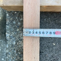 【アウトレット・現地お渡しのみ】   節ナシ・欠けナシ・割れナシ アピトン横根太 1本物の画像