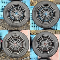 175/65r15 鐡ちん　アクア 溝ありの画像