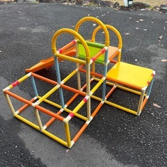 ジャングルジム　滑り台の画像