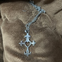 シルバーネックレスの画像