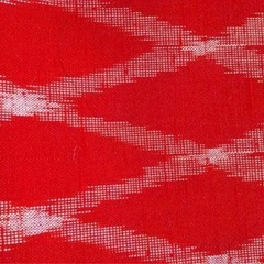 新品着物 うわっぱり ひっぱり 朱色の画像