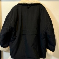 【お渡し先決まりました】 ボアジャケット ブルゾン ブラック Mサイズ の画像