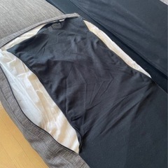 ニトリ　3人掛けソファー　中古　グレー系茶色の画像