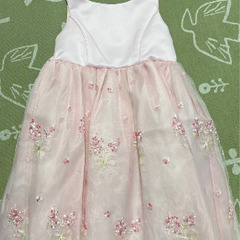 キッズドレス　ピンク　花　チュール　100　プリンセスの画像