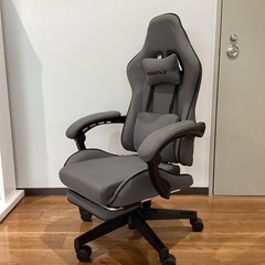 ゲーミングチェアリクライニング機能付き【町田市再生家具】　252756の画像