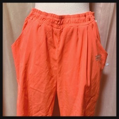 ‪꒰GFit꒱‬ハイウエスト ネオンカラー ジャージ パンク半端丈LサイズOKの画像