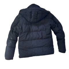 SHIPS Mサイズ　ネイビー フード付きダウンジャケットの画像