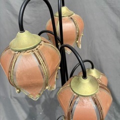 アンティーク　フラワー　スタンドライト　インテリア　フロアランプの画像